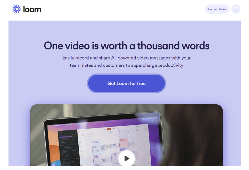 Loom: One video is worth a thousand words